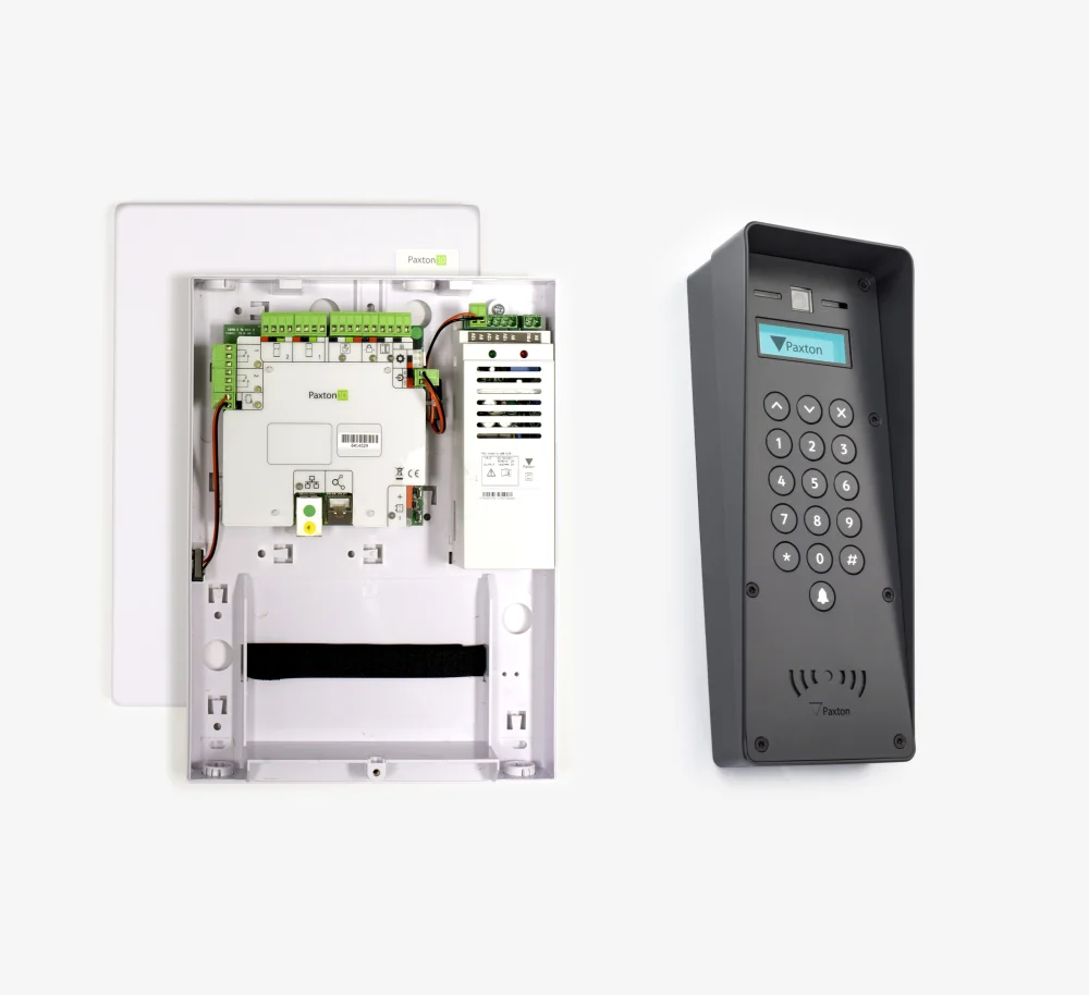 Paxton10 Entry door kit with video door entry panel