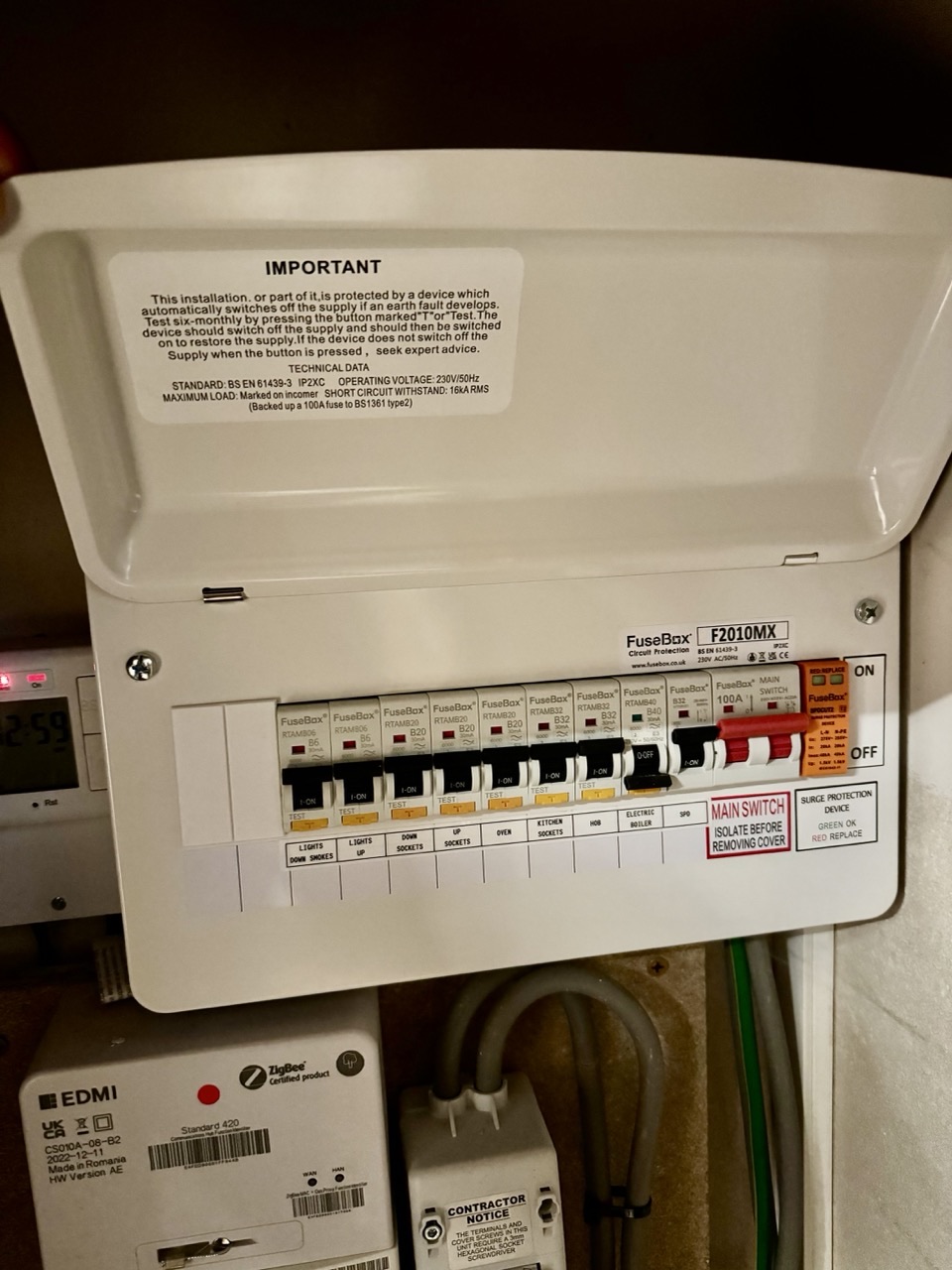 Consumer unit upgrade by Wilsons Systems, Lytham St Annes